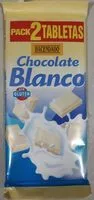 Mängden socker i Chocolate blanco