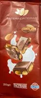 Mängden socker i Chocolate con almendras enteras