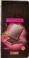 Mängden socker i Chocolate negro 72% con arándanos y sésamo