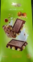 Mängden socker i Chocolate con leche y avellanas