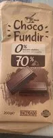Mängden socker i Choco fundir 0% azúcares añadidos 70% cacao
