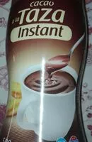 Mängden socker i Cacao a la taza instant