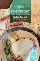 Mängden socker i Salsa fresca roquefort