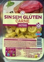 Mängden socker i Pasta fresca al huevo con relleno de carne