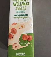 Mängden socker i Bebida de avellanas y arroz