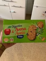 Mängden socker i Digestive manzana & avena