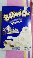Mängden socker i Bañados en chocolate blanco