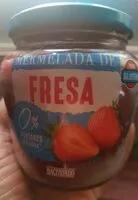 Mängden socker i Confitura de fresa 0% azúcares añadidos