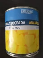 Mängden socker i Piña troceada en su jugo