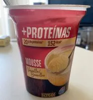 Mängden socker i Mousse vainilla