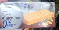 Mängden socker i Turron crema almendras