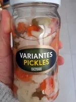 Mängden socker i Pickles de variantes