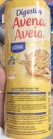 Mängden socker i Digestive avena aveia