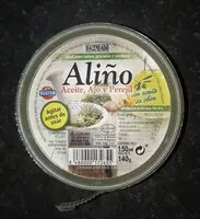 Mängden socker i Aliño aceite, ajo y perejil