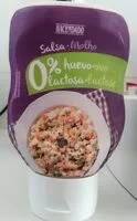 Mängden socker i Salsa 0% huevo y lactosa