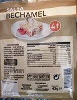 Mängden socker i Salsa Deshidratada Bechamel