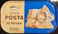 Mängden socker i Atum Posta ao Natural