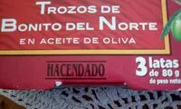 Mängden socker i Trozos de bonito del norte en aceite de oliva
