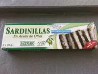 Mängden socker i Sardinillas en aceite de oliva