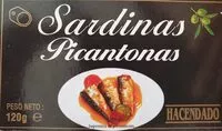 Mängden socker i Sardinas picantonas