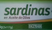 Mängden socker i Sardinas en aceite de oliva