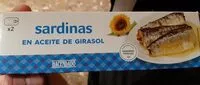 Mängden socker i Sardinas en aceite de girasol