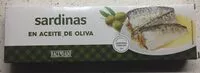 Mängden socker i Sardinas en aceite de oliva