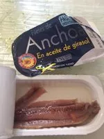 Mängden socker i Anchoa en aceite de girasol