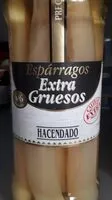 Mängden socker i Espárragos extra gruesos