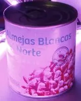 Mängden socker i Almejas blancas del norte al natural