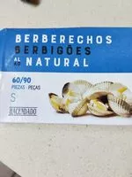 Mängden socker i Berberechos al natural