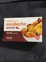 Mängden socker i Mejillones en escabeche picante
