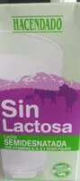 Mängden socker i Leche sin lactosa semidesnatada