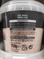 Mängden socker i Sal rosa Himalaya