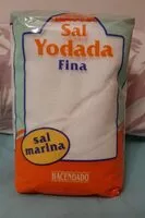 Mängden socker i Sal yodada fina