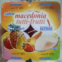 Mängden socker i Yogur sabor macedonia