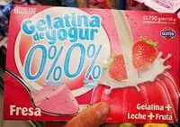 Mängden socker i Gelatina de yogur 0% fresa