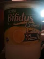 Mängden socker i Bifidus cremoso limon sin trozos