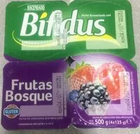 Mängden socker i Bifidus frutas del bosque