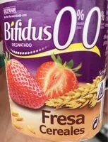 Mängden socker i Bífidus sabor fresa con cereales 0%