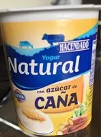 Mängden socker i Yogur natural con azucar de caña