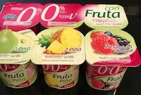 Mängden socker i Yogur con fruta 0%