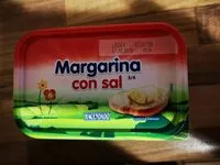 Mängden socker i Margarina con sal