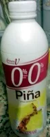 Mängden socker i Yogur piña 0%