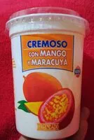 Mängden socker i Cremoso con mango y maracuyá