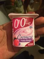 Mängden socker i Yogur cremoso frutas bosque 0%