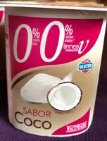 Mängden socker i Yogur sabor coco 0%