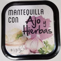 Mängden socker i Mantequilla con ajo y hierbas