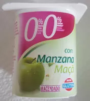 Mängden socker i Yogur desnatado con manzana