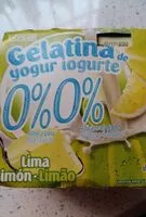 Mängden socker i Gelatina de yogur 0% lima-limón